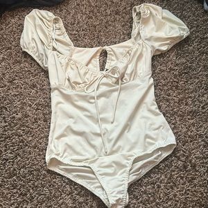 Princess Polly baby yellow bodysuit